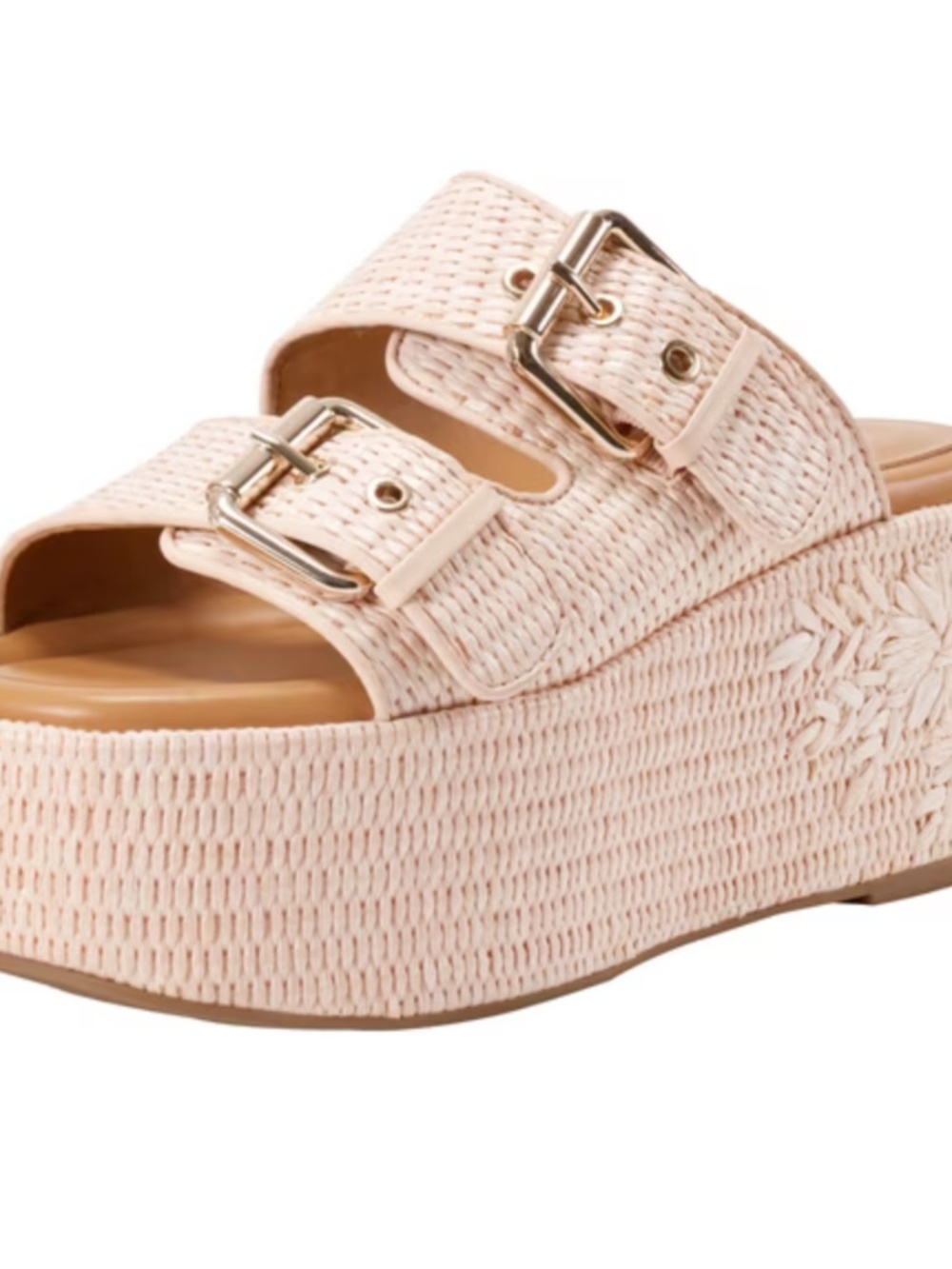 Marc Fisher Poppy Platform Sandal Light Pink Size 7.5